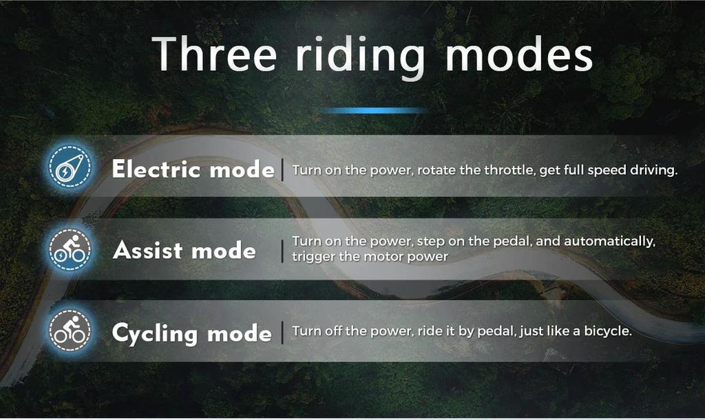 2026 Samebike New CY20Pro 36V500W Brushless Motor 13Ah Detachable Battery Electric Bicycle Dual Disc Brake 3.0 Tire Electric Bicycle