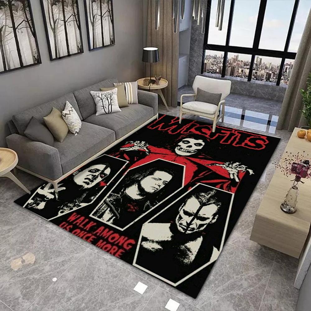 The Misfits Carpet for Living Room Decoration Large Area Comfortable Resistant To Dirt Non-slip Rug Flannel Bedroom Floor Mat