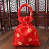 Chinese Style Drawstring Brocade Bride and Groom Chinese Knot Wedding Wedding-favor Gift Candy Bag Package Bag Handle Bag