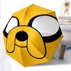 1pc Adventure Time, Jake Automatic Cute Umbrella 8-Bone Design Compact Gear for Outdoor Travel, Perfect Helloween Chrismas Gift for Friends or Family