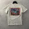 Delta Mens T Shirt Destination Graphic White Large Cotton Short Sleeve Crew
