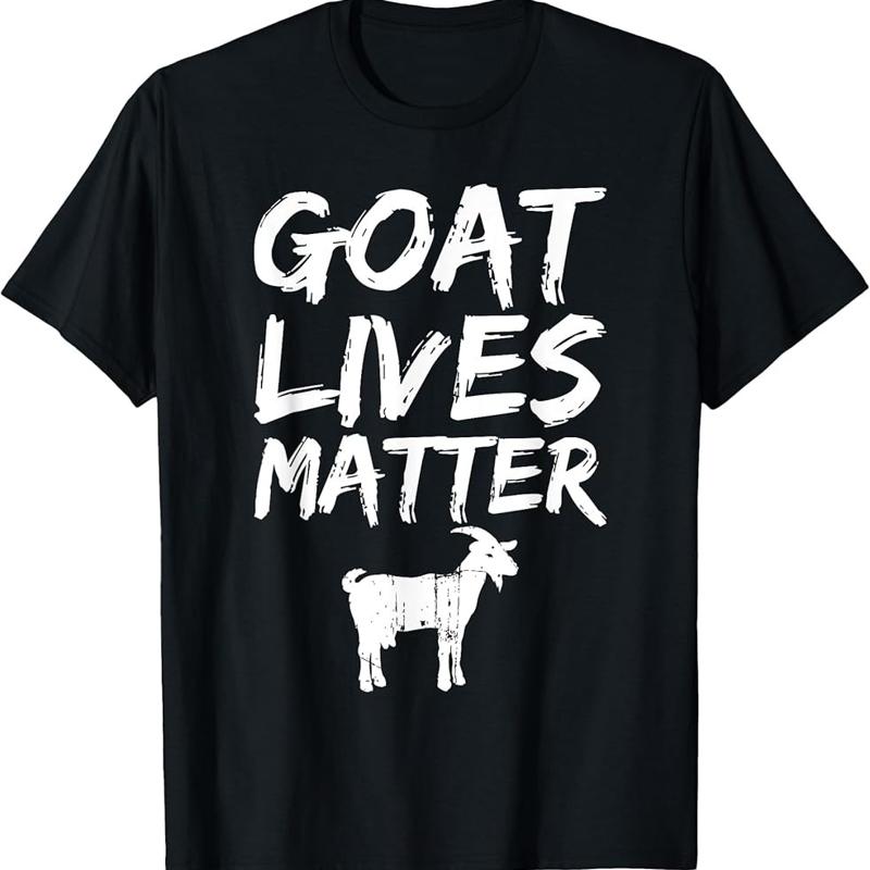 Goat Lives Matter Cool dr?le amant t-shirt S