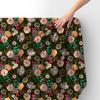 Royal Velvet Fabric Polyester For Sewing - Motif Wildflowers