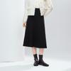 Betu Women's Winter Twisted Tassel Midi Skirt