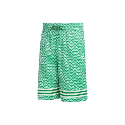 Originals Adicolor 70s Retro Series Logo Print Loose Drawstring Shorts Women Bottoms Green IK7881