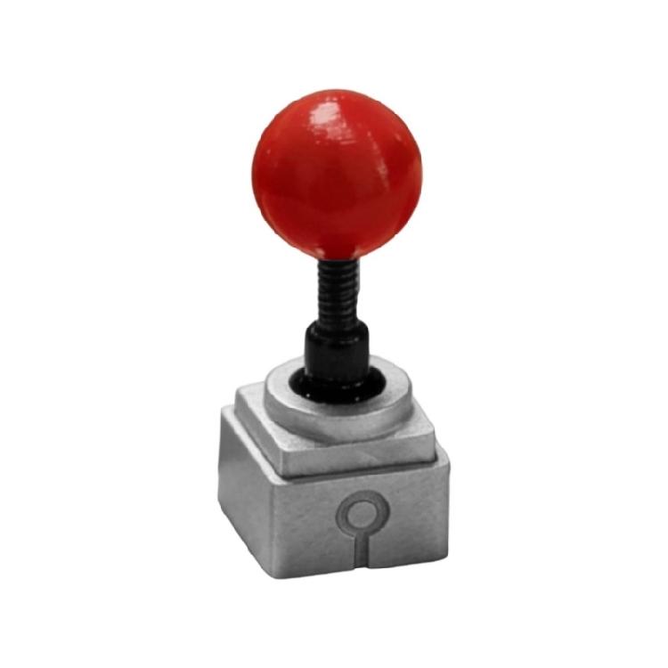 Персонализируемая смоляная игровая клавиша с 3D-формой джойстика для клавиатуры серебряный