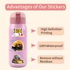 55-Piece Excavator Construction Graffiti Sticker Set for Suitcase and Scooter Decoration