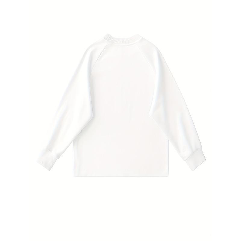 Pure Cotton Boys and Girls' Spring/Autumn New Arrival, Korean Style Simple Casual Long-Sleeve T-Shirt for Middle and