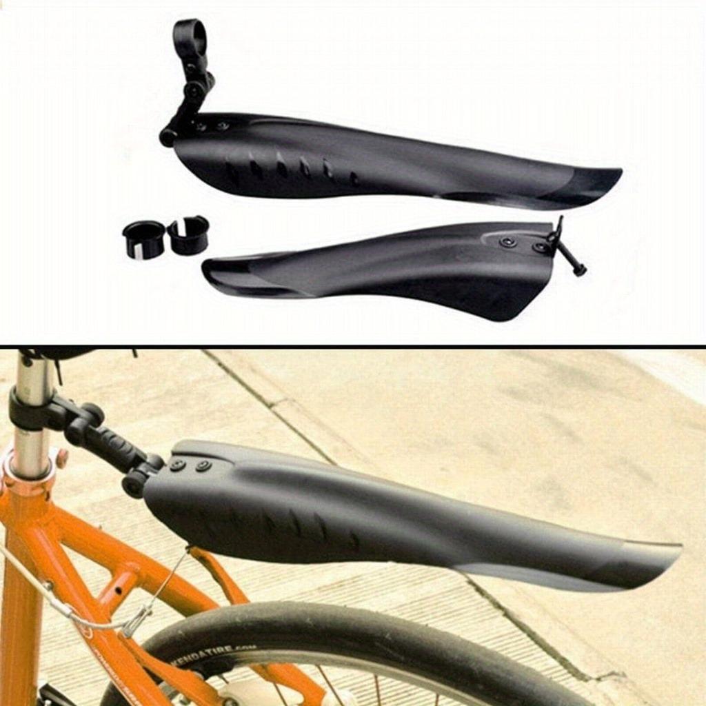 2pcs  Bicycle Mudguards, PA Nylon Front & Rear Mudguards, Carbon Fiber Pattern Bike Fenders Set, Cycling Road Mountain Bike Accessories