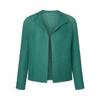 Pleats Me Chiffon Collarless Cardigan Epcdm125003
