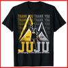 Thank You JuJu Proud And Patriotic Saint Lucia Flag Pitons Black Cotton T-Shirt Unisex T-Shirt
