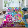 Go! Princess PreCure Anime-Themed Bedding Set Duvet Cover Bed Set Quilt Cover Pillowcase Comforter King Queen Size Boys Adult
