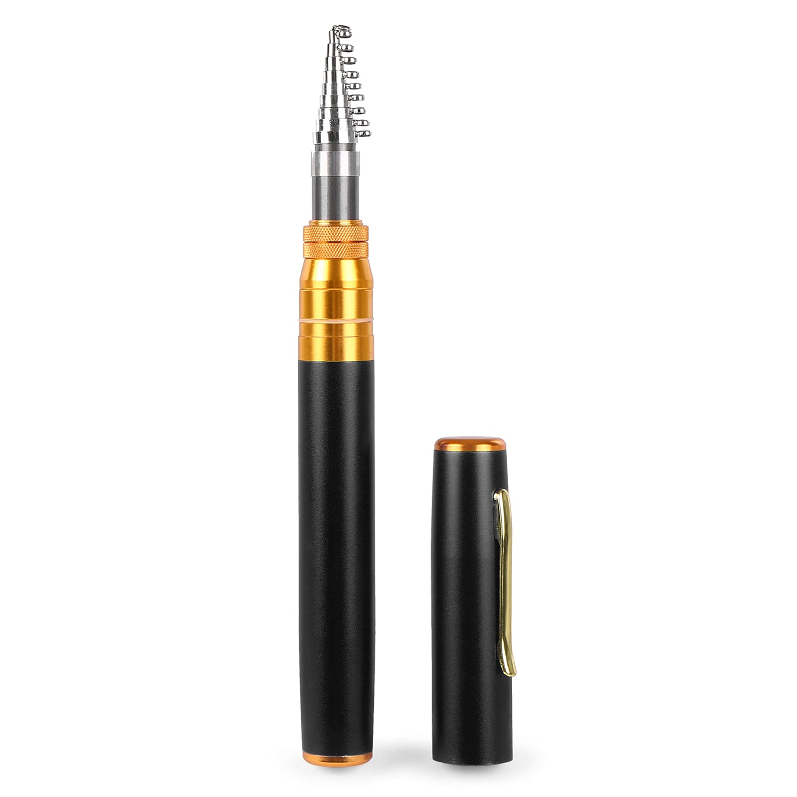 Wuyuzi Fishing Rod, Telescopic Pocket Pen Fishing Rod Mini Fishing Rod Fishing Accessory