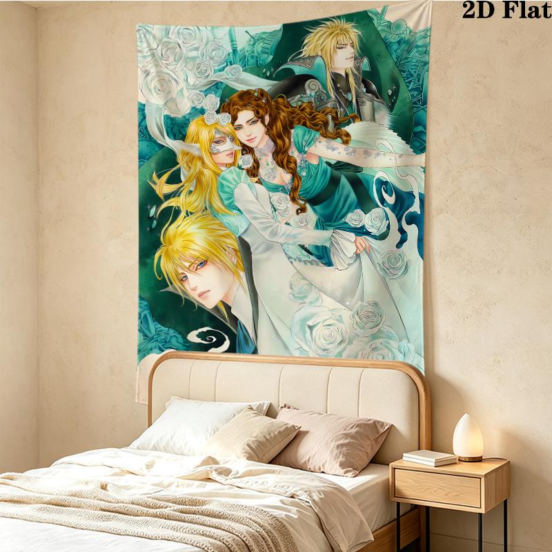 Labyrinth Wall Tapestry Aesthetic Wall Hanging Printed Fabric Blanket Decorative Tapestries For Bedroom Living Room Home Decor