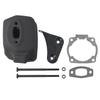 Exhaust Muffler Pipe Replacement Kit for HUS50 HUS51 HUS55 Promotes Engine Efficiency Noise Control and Enhanced Performance