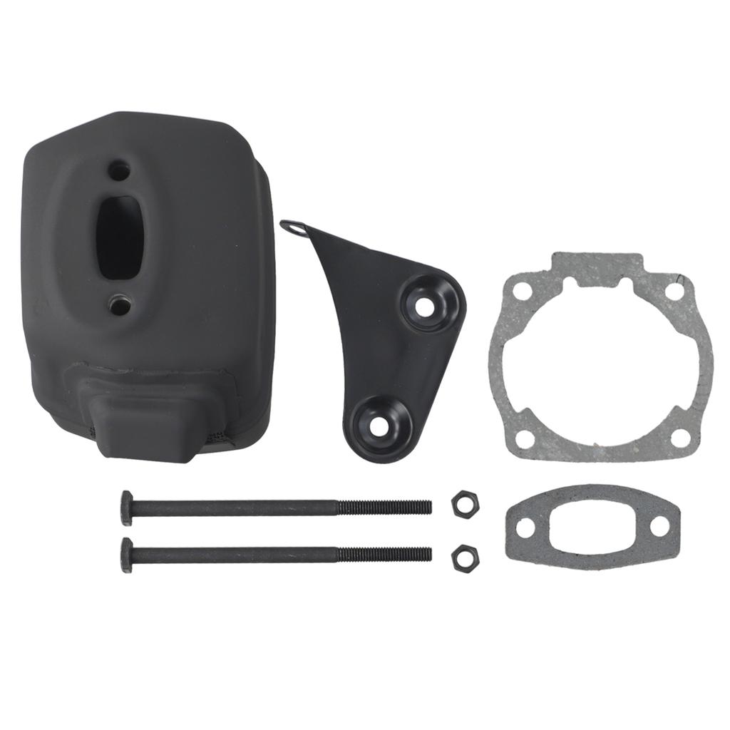 Exhaust Muffler Pipe Replacement Kit for HUS50 HUS51 HUS55 Promotes Engine Efficiency Noise Control and Enhanced Performance