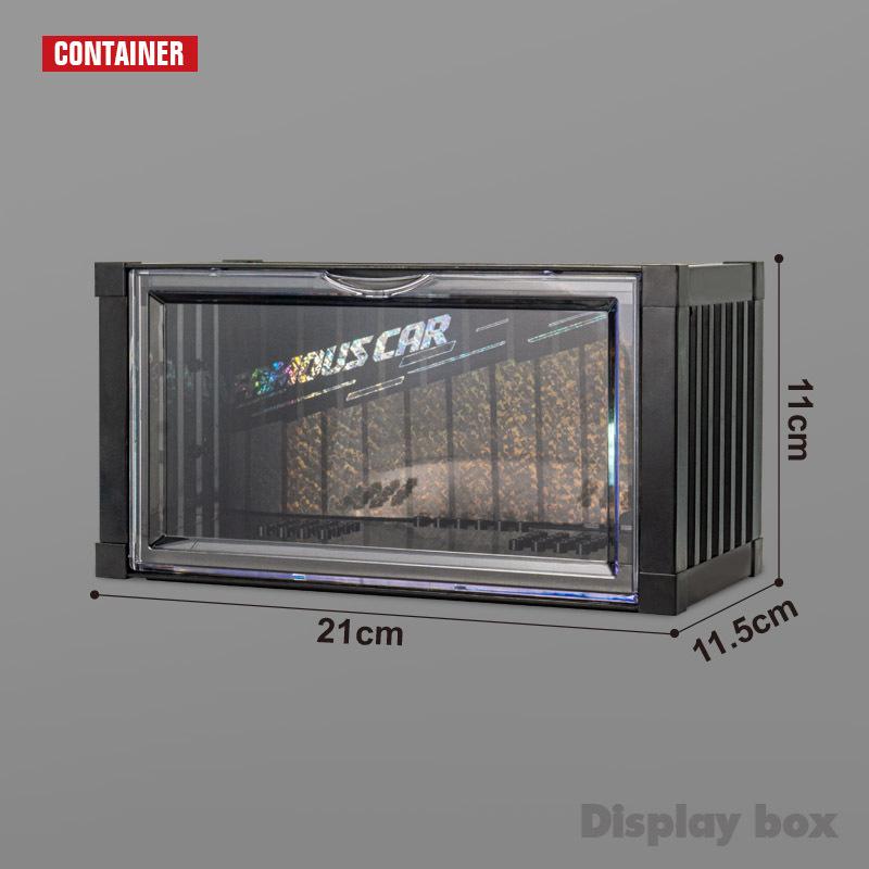 Caixa de Exibição Carro Veloz Recipiente Caixa de Armazenamento Modelo Caixa à Prova de Poeira Moc Diy Blocos de Construção Para 76914 76906 76900 BaseplateBrinquedos