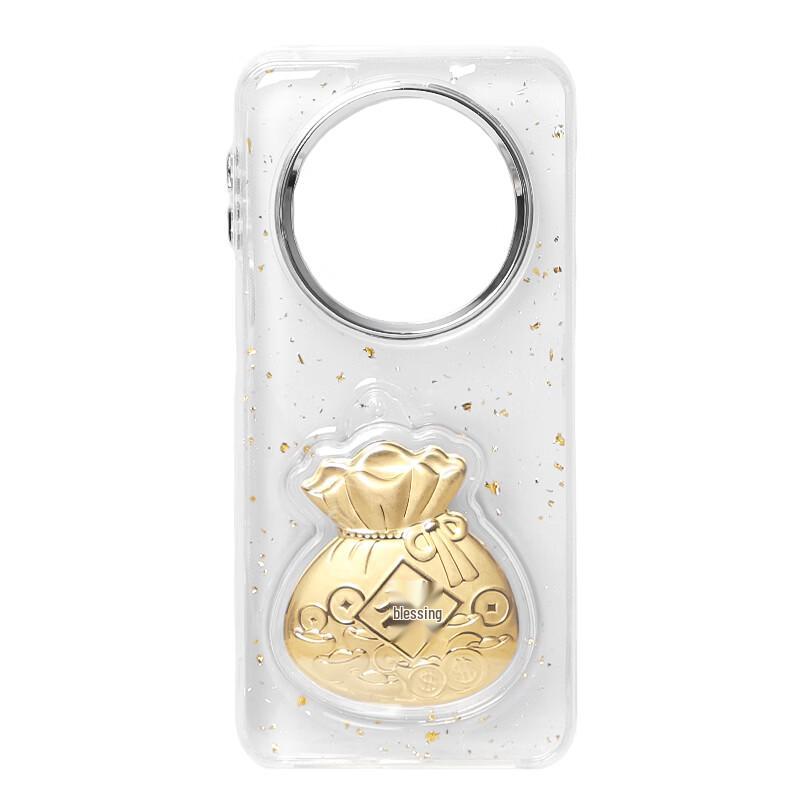 Прозрачный чехол для телефона с золотой фольгой Smorss Premium Case, Fast Delivery