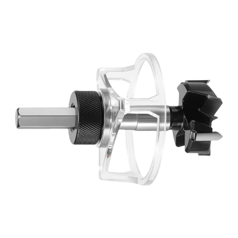 

Multipurpose Heavy Duty Carbide Triple Blade Wood Drill Bit 35mm Handle Hole Cutter With Safety Caps For Electric Drills 1
