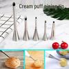 Stainless Steel Cream Puff Pastry Nozzle Set