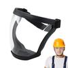 Full-Face Transparent Protection Mask Protective Face Shield Reusable No Fogging Transparent Face Shield with Adjustable Band