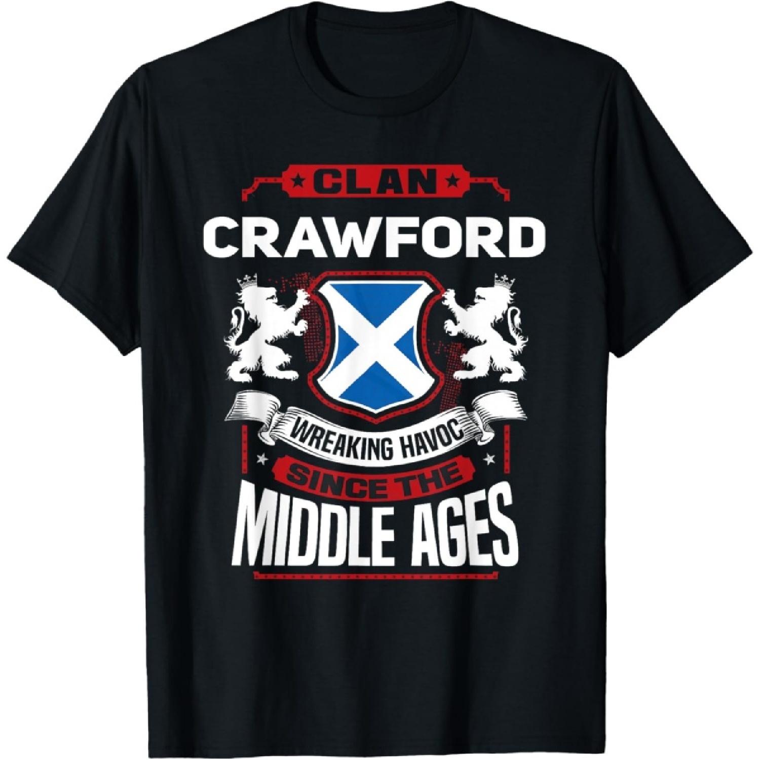 Clan Crawford Scottish Surname Family Reunion Scotland T-Shirt S
