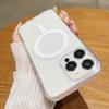 KEYSION Crystal HD Transparent for Magsafe Magnetic Wireless Charge Case for iPhone 11 12 13 14 Pro Max Hard Clear Cover