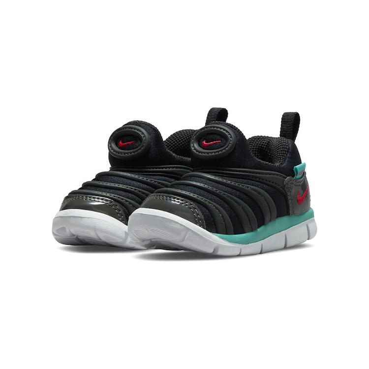 Nike Dynamo Free Caterpillar Cuir Synthétique Basse Chaussures pour Tout-Petits Noir Bleu Nouveau-Né et Tout-Petit 343938-029