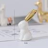 Nordic Ins Style Light Luxury Gold Ceramic Small Animal Ornaments Creative Electroplating Photography Props Small Ornaments