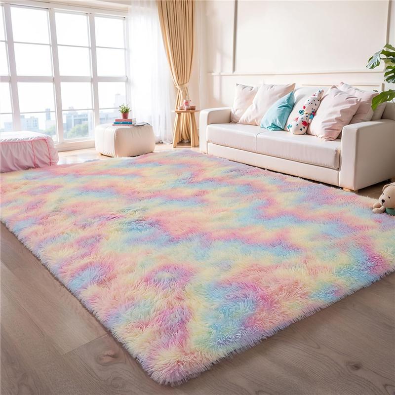 

Товстий килим Світло-сірий Пухнастий Шеггі для Спальні Ультрам який Плюшевий Пухнастий Праний Килим для Вітальні Гуртожитку Дитячої Кімнати Шеггі Дитячий для Дівчаток Хлопчиків 40x60cm (make doormat)