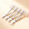 2/4PCS Durable 316 Stainless Steel Fruit Forks Cute Long Handle Dinner Forks 2-In-1 Dual-Purpose Forks Spoon Kitchen Tableware