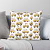 Toy Construction Trucks Square Pillowcase Polyester Linen Velvet Printed Zip Decor Throw Pillow Case Room Cushion Cover X