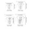 Measuring cup 150/300/600/1000ML transparent measuring cylinder scale plastic measuring cup large-capacity baking tool