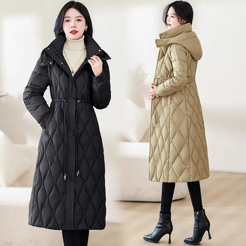 Autumn and Winter Loose Fat Mother Warm Cotton-padded Jacket Vest Down Cotton-padded Jacket Mid-length Jacket Women
