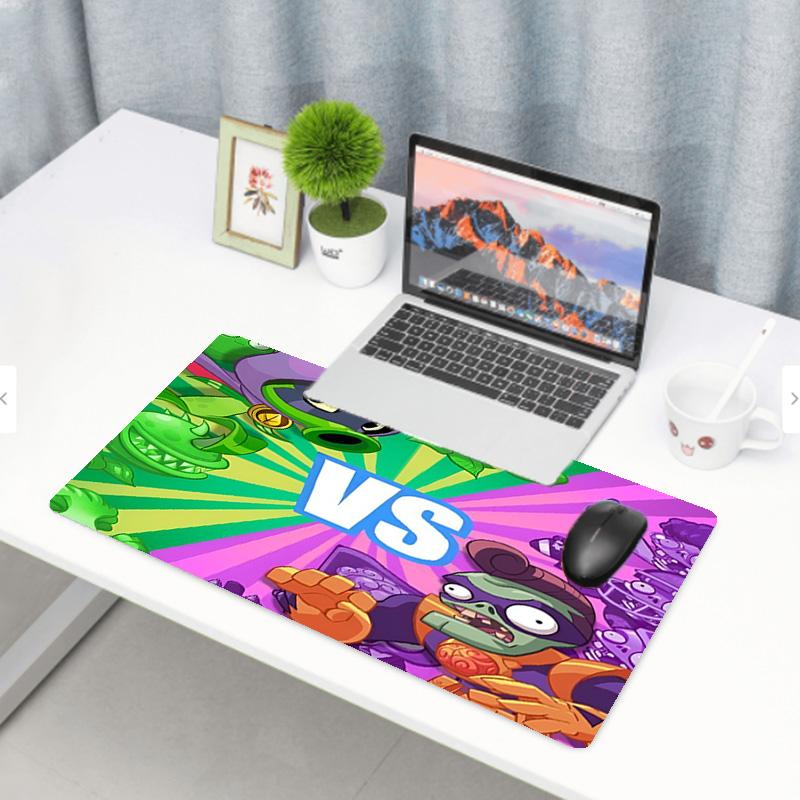 Plants vs. Zombies Print Mouse Pad, Anti‑Slip Desktop keyboard Mat, for PC Laptop Gaming Working Daily Use, Cool Festival Surprise Gift