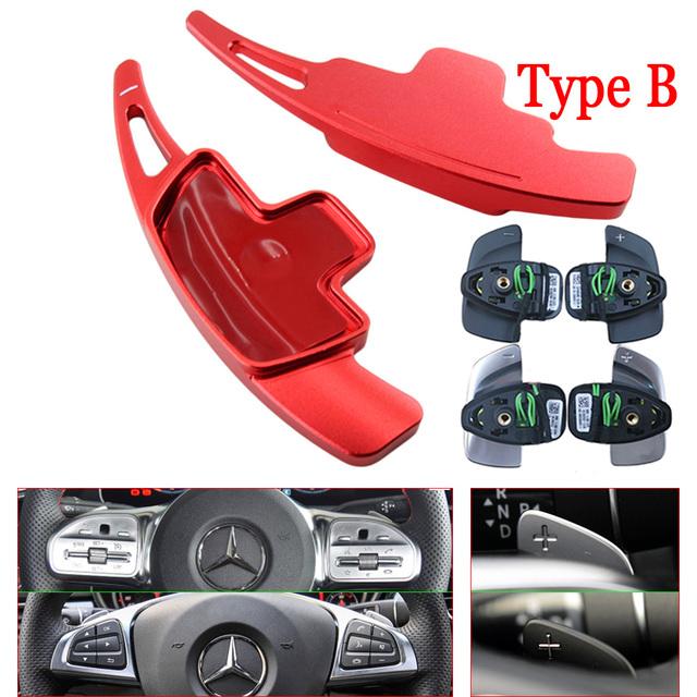 

Для Mercedes Benz AB Class W447 W176 W246 MB SLK R172 CLA C117 GLA X156 автомобильные подрулевые лепестки рычага переключения передач G