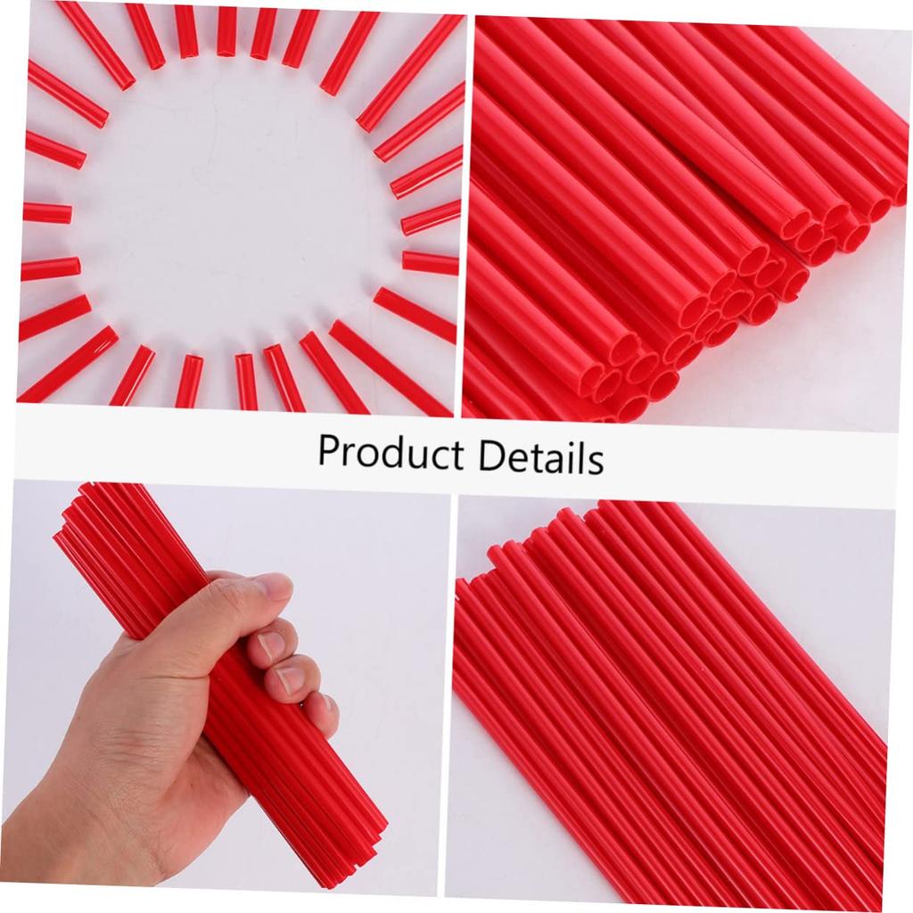 BUGUUYO Bike Accessories 36pcs Spoke Bushing Spoke Cover Spoke Rim Cover Spoke Coat Motorcycle Spoke Skin Plastic Wheel Accessories