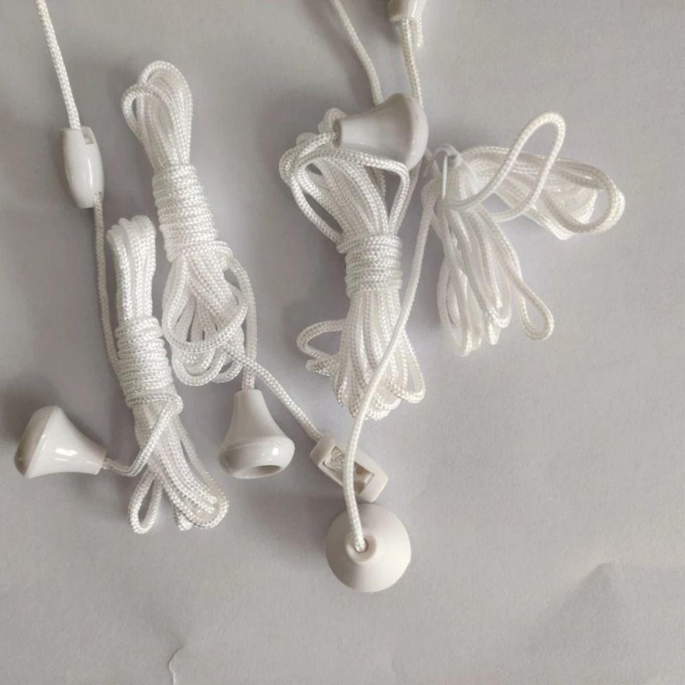 

5 шт. Новий 1,5 м Вимикачі Світла Шнурок-Тягач Нейлоновий Замінний Шнурок-Вимикач Тягання Стеля Ванна Кімната з Конектором Шнурок-Тягач A