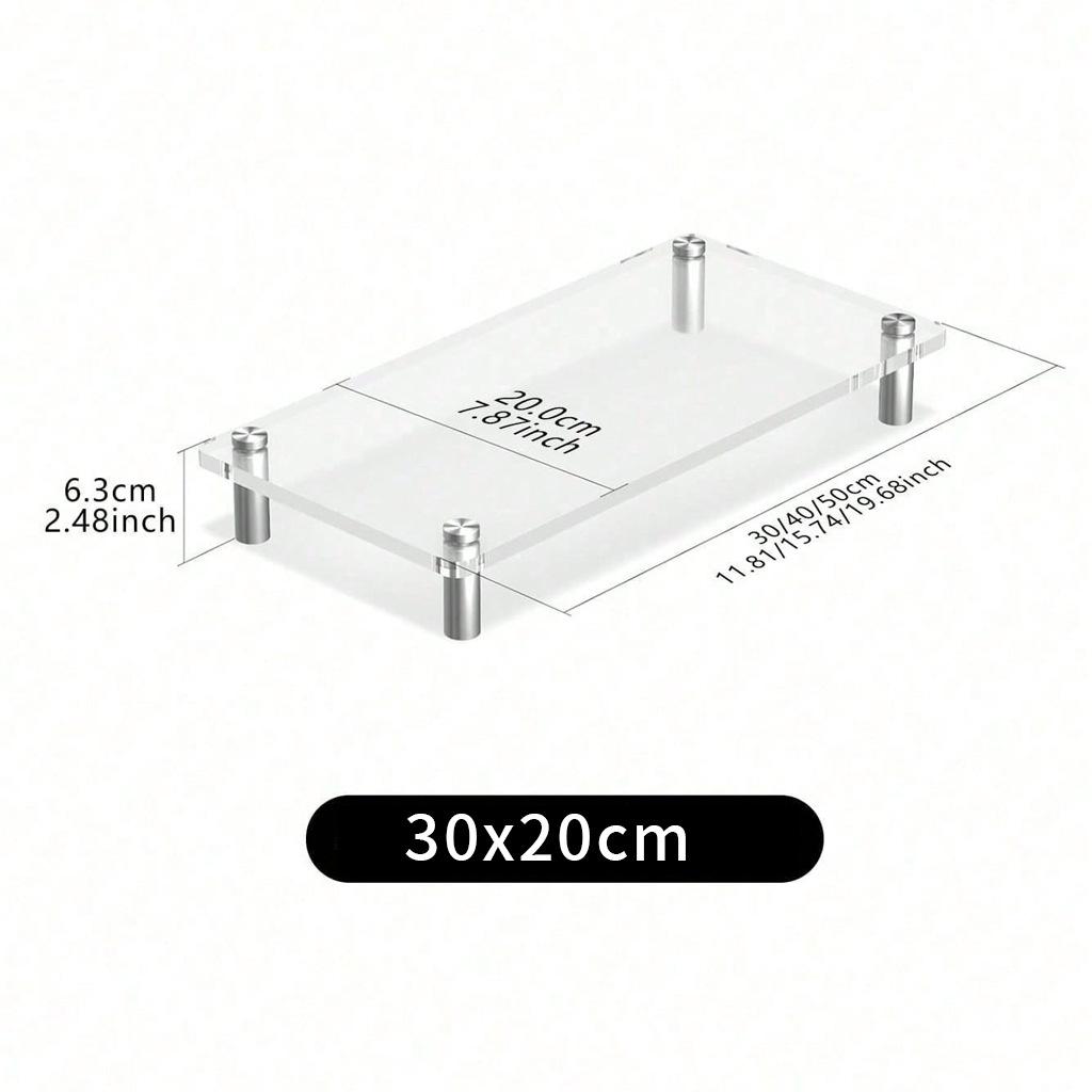 High Transparency Thickened Acrylic Monitor Riser Desktop Stand