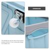 Large Capacity Foldable Plastic Storage Box Stackable Clothes Storage Bin with Wheels Collapsible Organizer for Closet