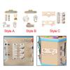Montessori Busy Board Early Educational Toy DIY Material Teaching Props