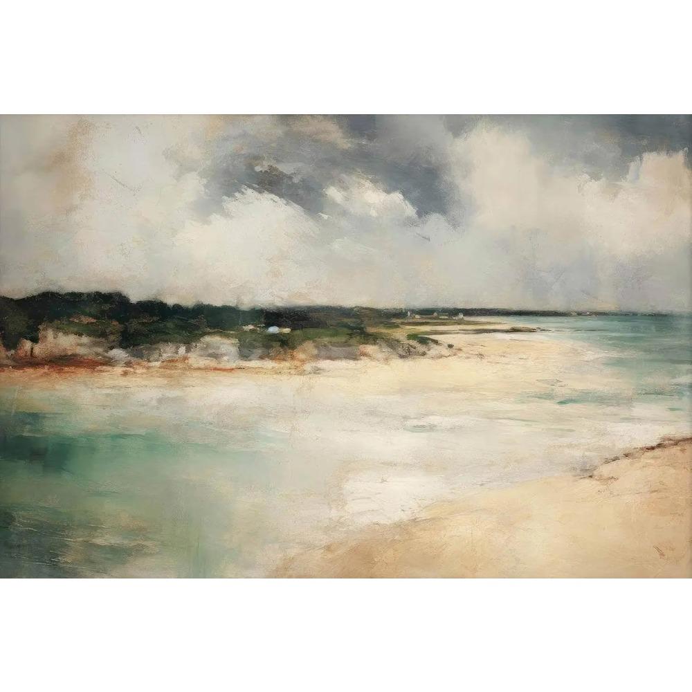 Vintage Cloud Landscape Art Posters Moody Sky Forest Plants Modern Prints Canvas Painting Wall Pictures Home Living Room Decor