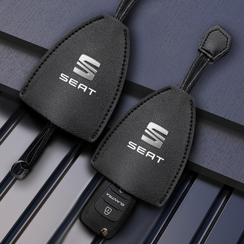 1Pcs Car Key Protection Shell Bag Car Key Case Cover Car Keychain for SEAT Leon FR 5 6 MII Altea 5F Ibiza Toledo Cordoba Alhambra MK3