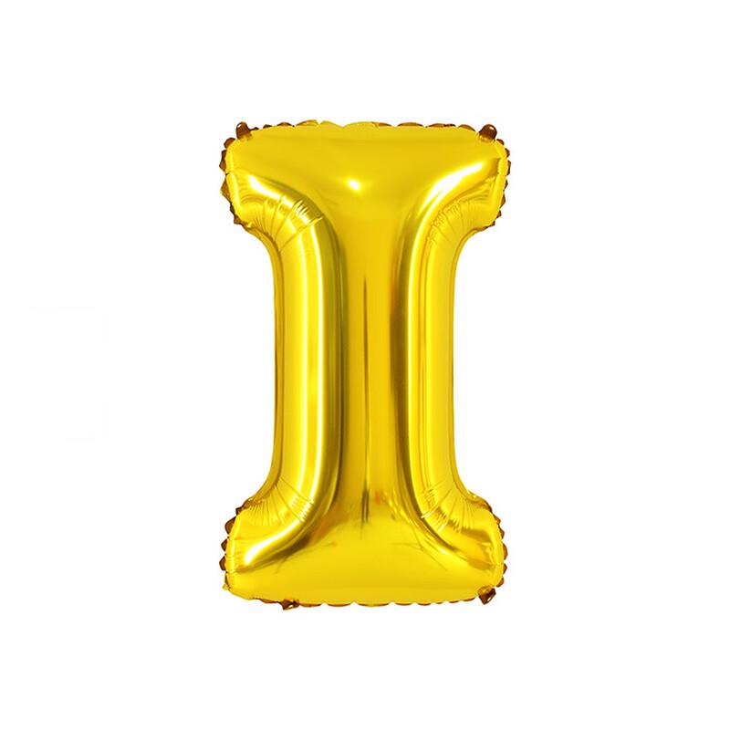 32-Zoll Goldene Alphabet-Folienballons
