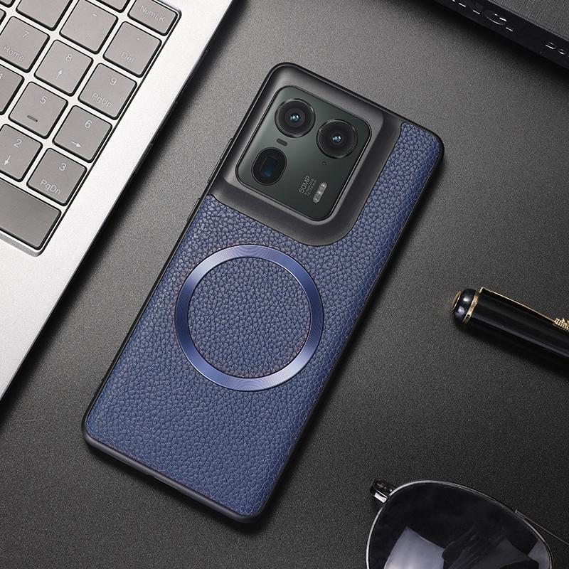 Pro Motorola Moto edge 50 Ultra Pouzdro Luxusní PU Magnetické Bezdrátové Nabíjení Ochranný Zadní Kryt Pro Moto edge 50 Pro Fusion Shell