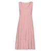 Women's Sleeveless Round Neck Patchwork Beach Dress - 7 Colors, 8 Sizes