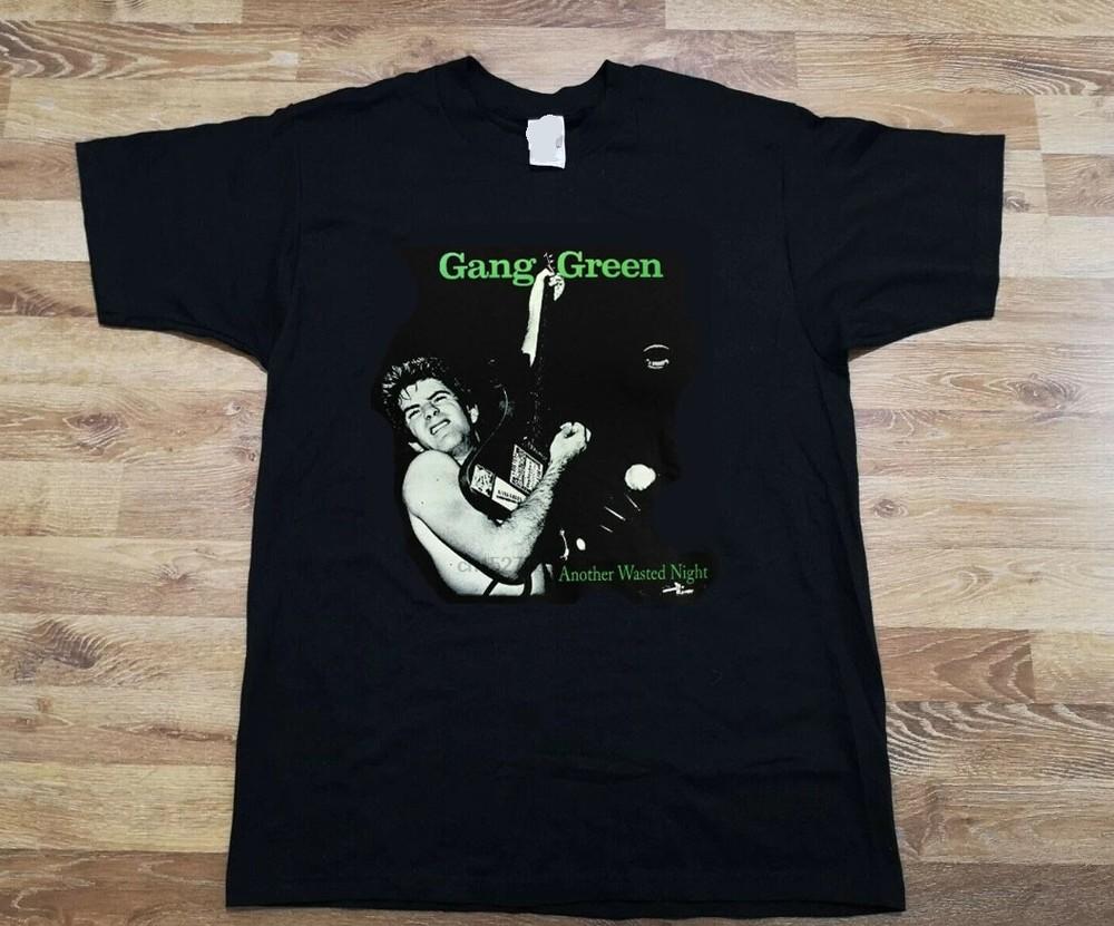 GANG GREEN Another Wasted Night T-Shirt Band Hardcore Punk Unisex T-Shirt S