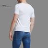 Camisetas de Seda de Hielo para Hombre Casual Manga Corta Deportiva Verano Transpirable Humedad Cuello en V Camiseta Interior Top
