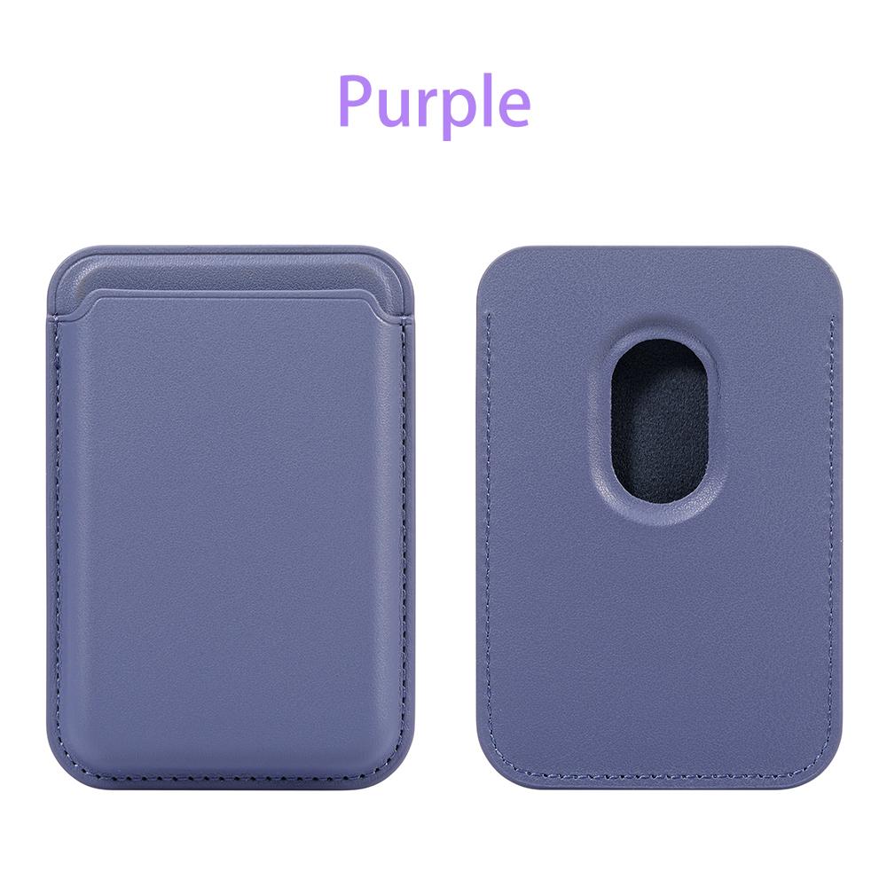 Carteira Magnética Universal de Couro MagSafe Porta-Cartões Bolso para Cartões com Fixação Forte para Iphone Samsung Xiaomi OPPO Motorola Google