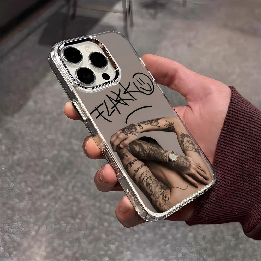 

Rels B Skinny Flakk Phone Case For IPhone 17 Air 16 E 15 14 13 12 11 Plus Pro Max Electroplated Transparent Soft Shell iPhone 12 Pro